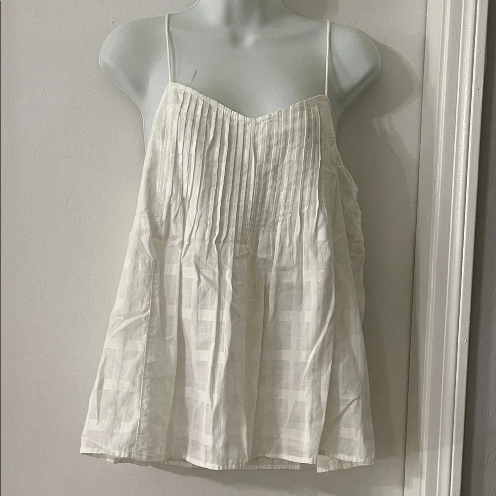 J. Crew White Textured Camisole Top - Picture 1 of 7